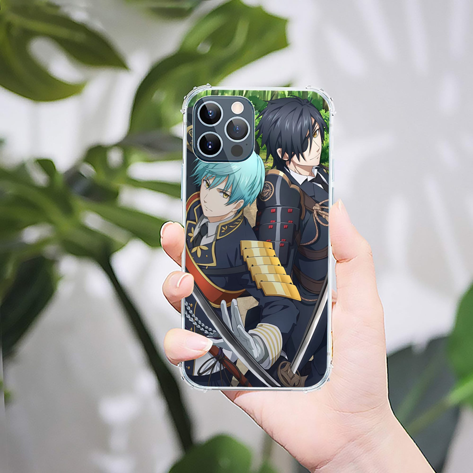 （画像用） 刀剣乱舞 Touken Ranbu 【iPhone 12シリーズ対応】透明スマホケース（クリアソフトケース）